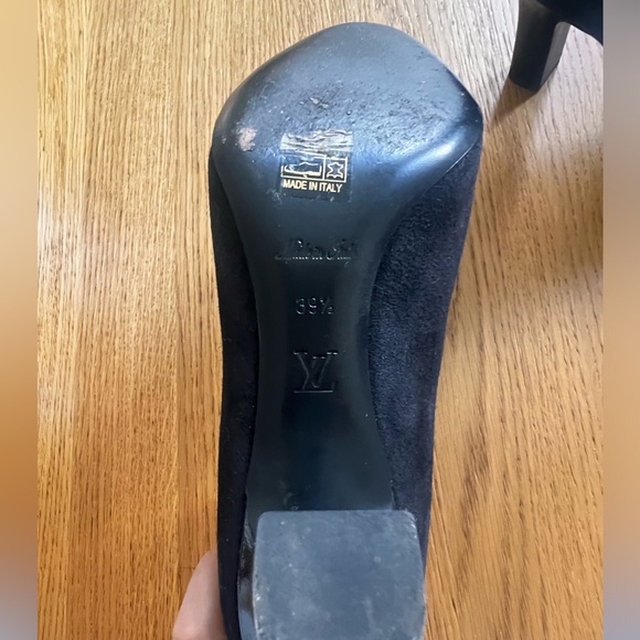 Authentic Louis Vuitton uniform black Silhouette suede boots size 9.5 - Picture 5 of 7
